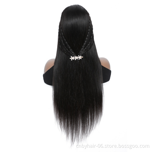 100 Handmade transparent luxury full lace wigs, 100% silky straight virgin Brazilian human hair wig vendors